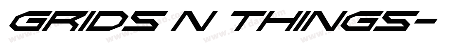 Grids n Things字体转换
